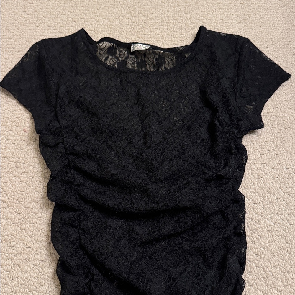 Free people lace tee